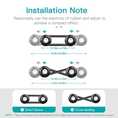 Bumper Quick Release, JDM Quick Release Holders Front Rear Bumper Black