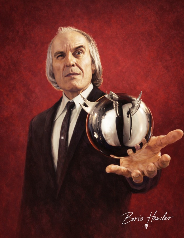 Boris Howler PHANTASM "THE TALL MAN" 8.5X11 Art Print SIGNED