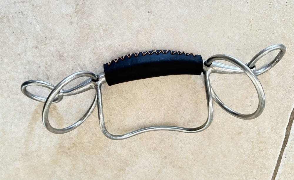 Bit 5" Leather Covered Mullen Bit - Excellent