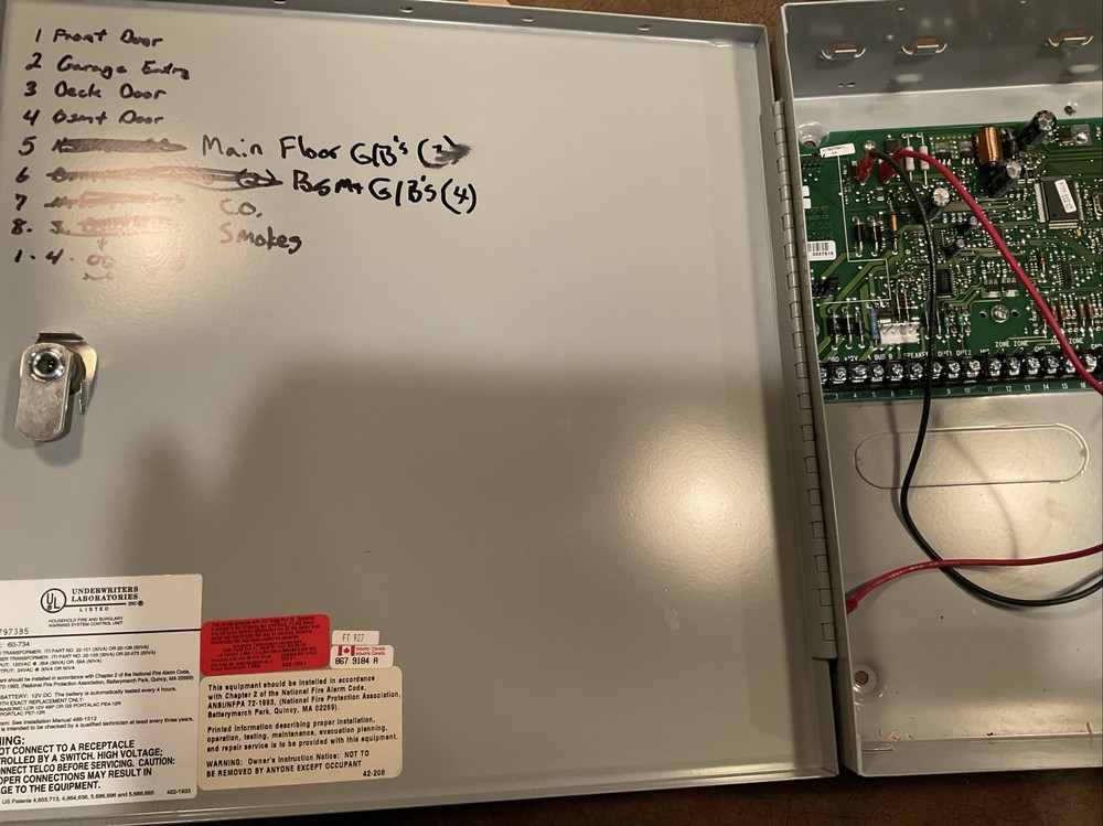 ITI Concord Security Control Panel 60-734
