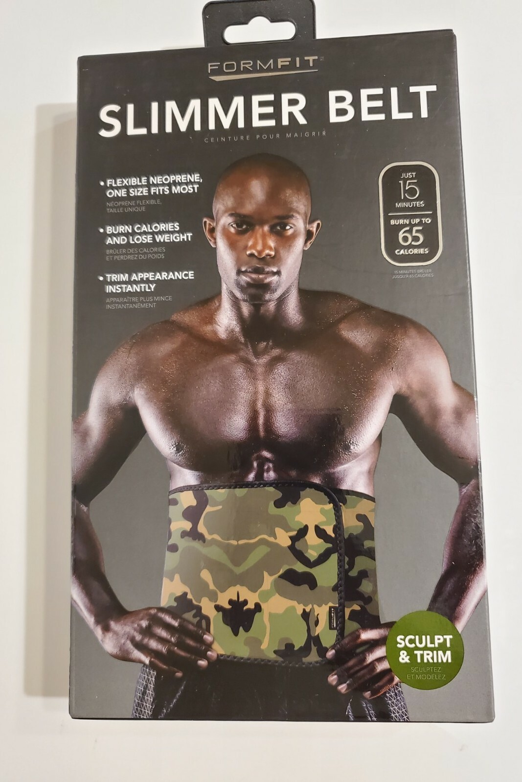 FormFit Slimmer Belt - 8" or 10" Wide - Scult & Shape - Color Camouflage Green