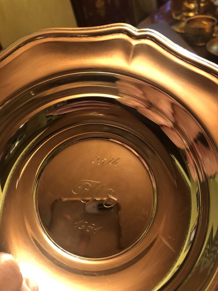 Silver Plates Small Plates 12 Pices