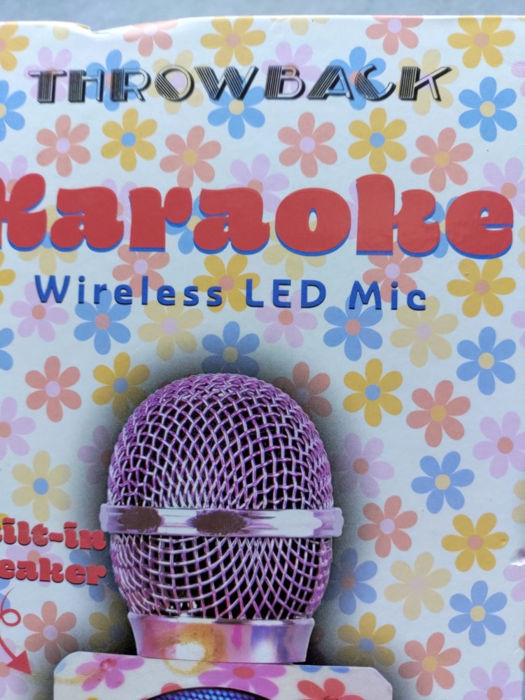 ThrowBack Karaoke Wireless Led Mic Bluetooth