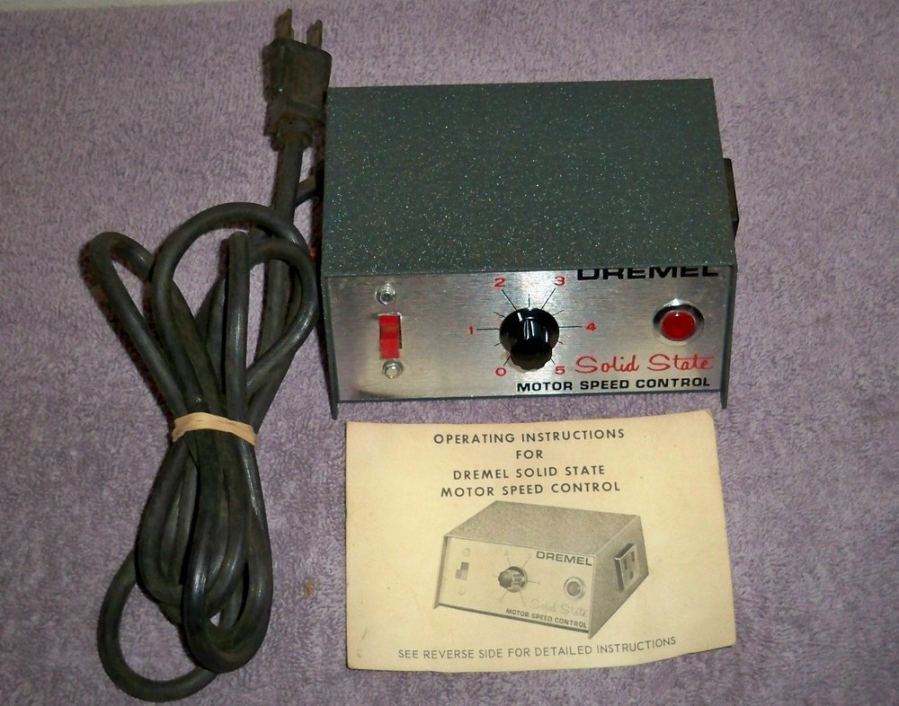 Vintage DREMEL Solid State Motor Speed control with Original Box / No. 219