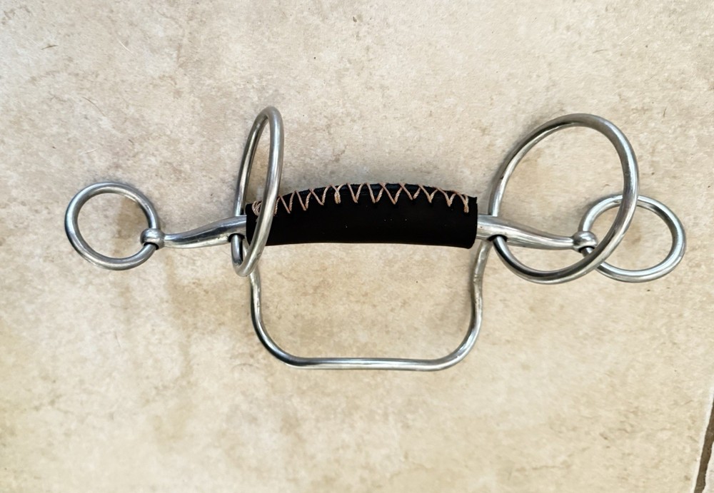 Bit 5" Leather Covered Mullen Bit - Excellent