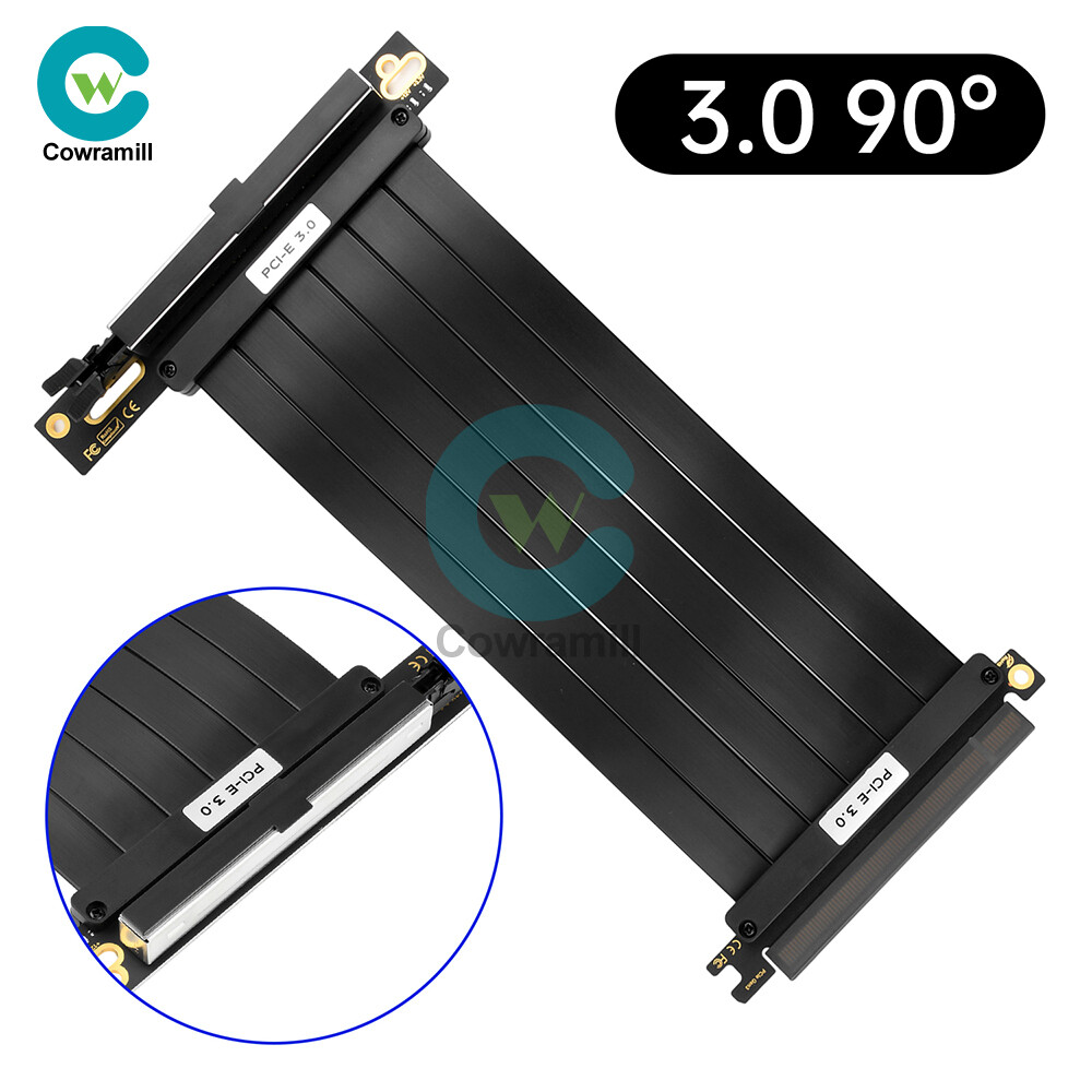 PCI-E 3.0/4.0 16x Riser Cable Graphics Card Extension Cable GPU Expansion Card