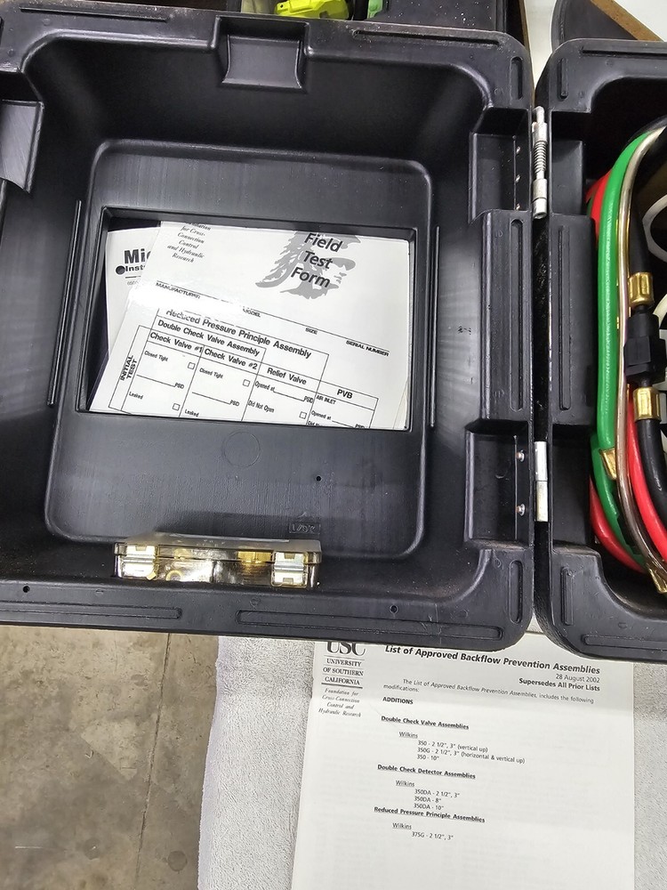 Mid-West Backflow Preventer Test Kit Model 830