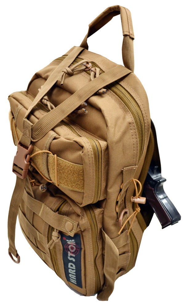 Explorer Coyote Tan Hydration Pack Ready Backpack with Molle & Chest Strap