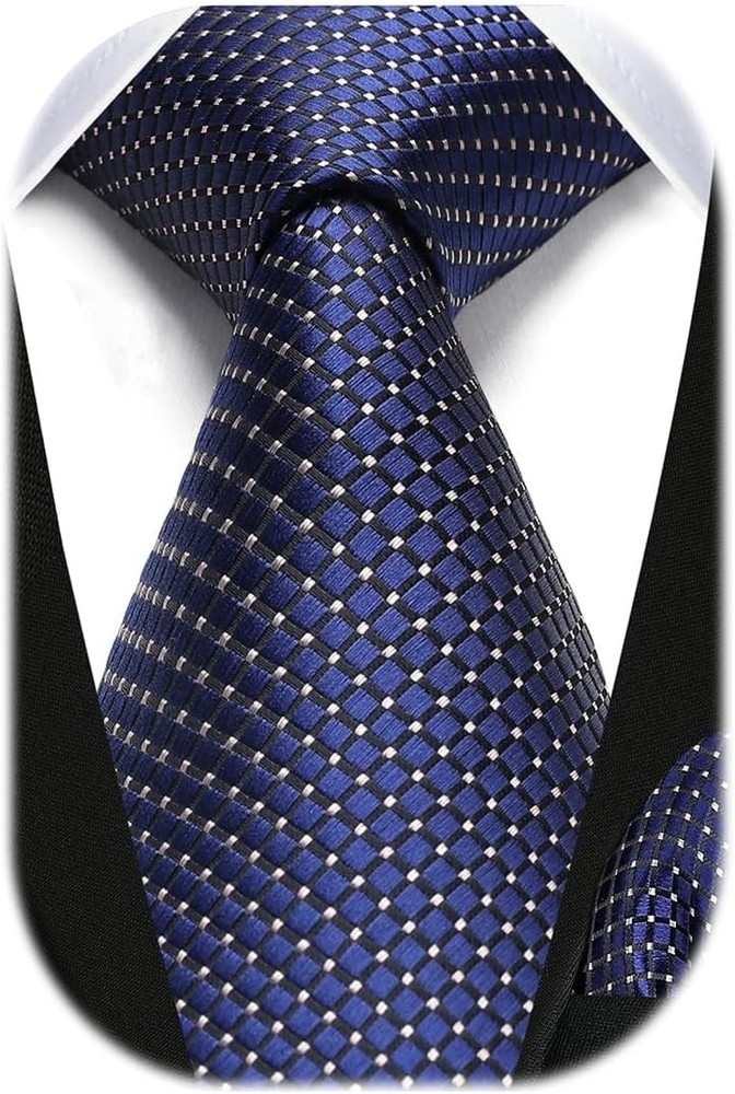 Extra Long Silk Tie and Pocket Square