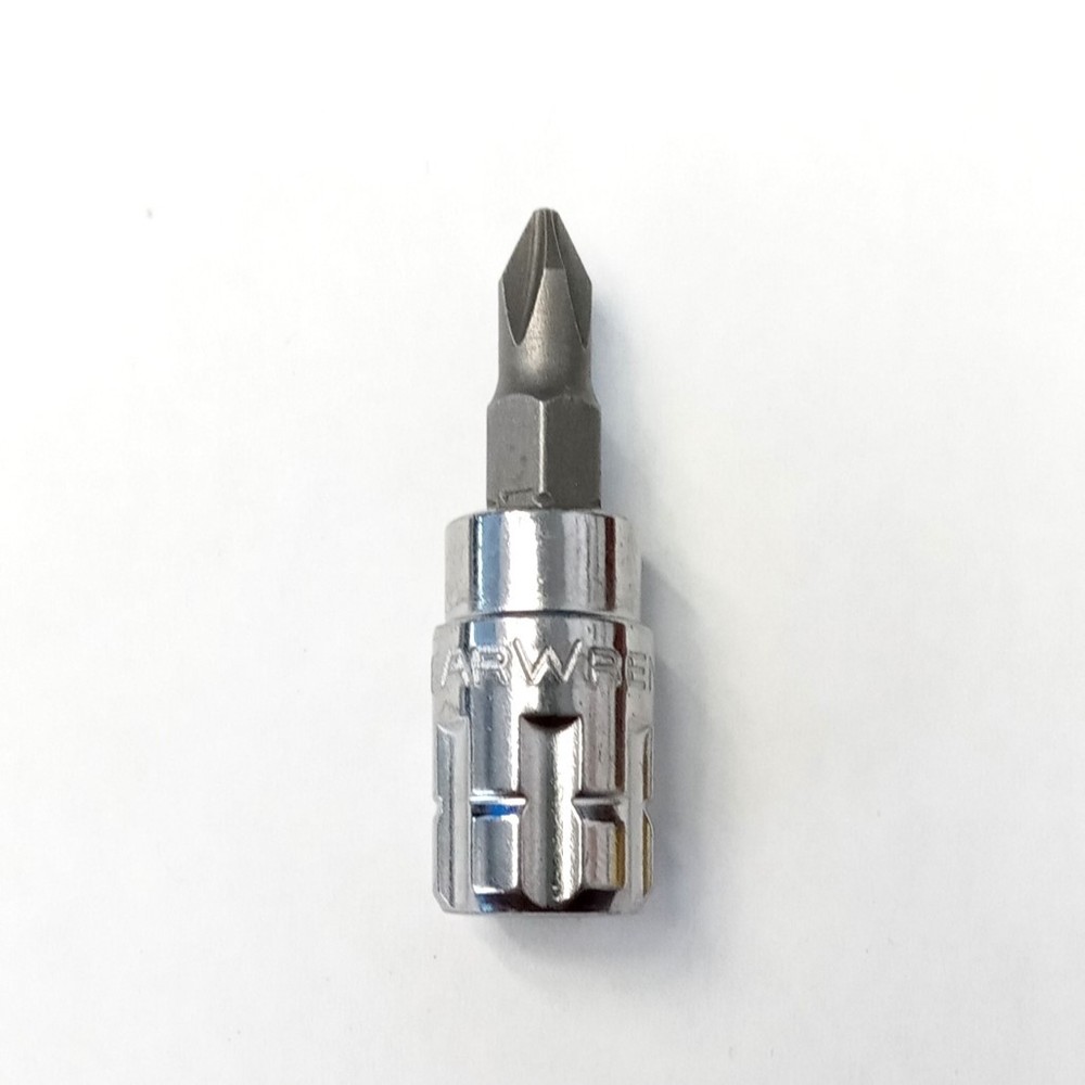 GearWrench #1 Phillips Vortex Pass-Thru Bit Socket 1/4" Dr 89001D