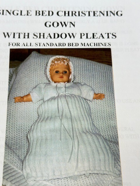 Single Bed Christening Gown with Shadow Pleats
