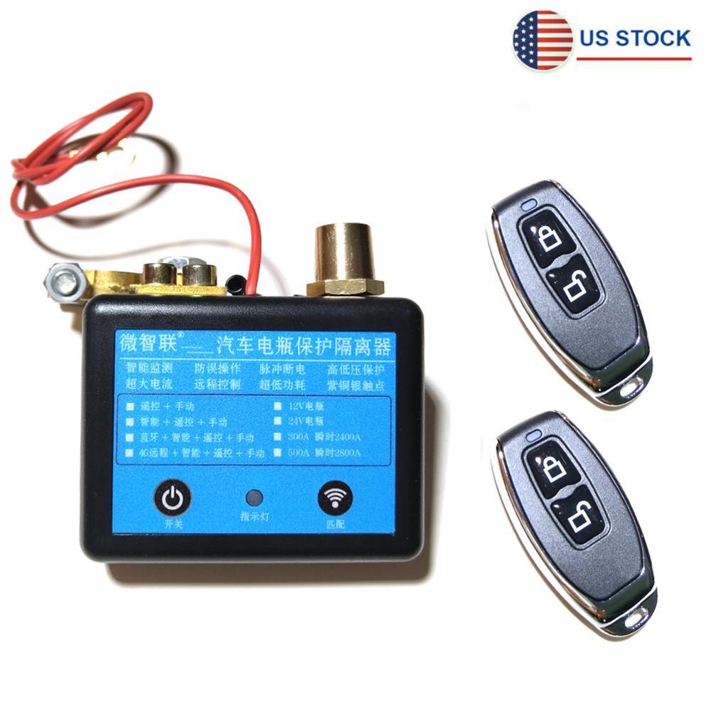 24V 350A Battery Switch Intelligent Automatic Cut Off Wireless Remote Control US