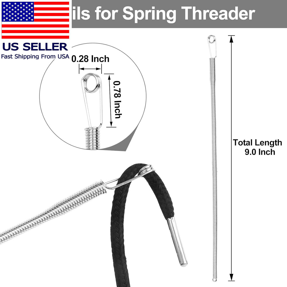 16 PCS Drawstring Threader, Turner Sewing Tool with Flexible Hoodie String Threa