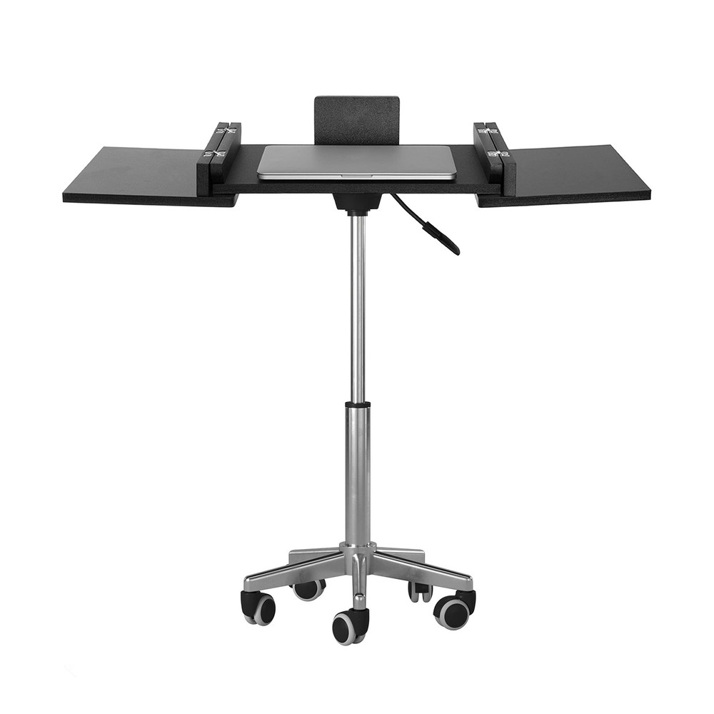 Techni Mobili Rolling Laptop Stand Extendable Panels Adjustable Height