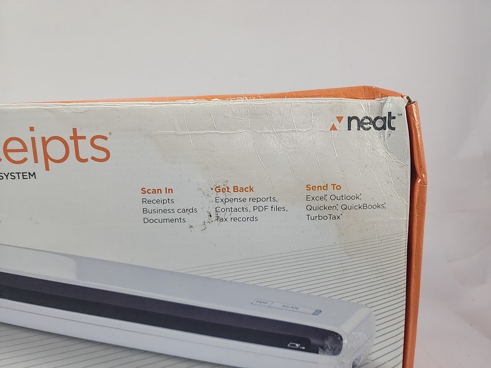 Neat Receipts Mobile Scanner + Digital Filing System Complete