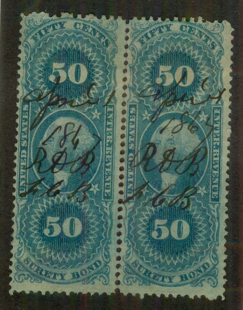 U.S. - R63c - Pair -   Used