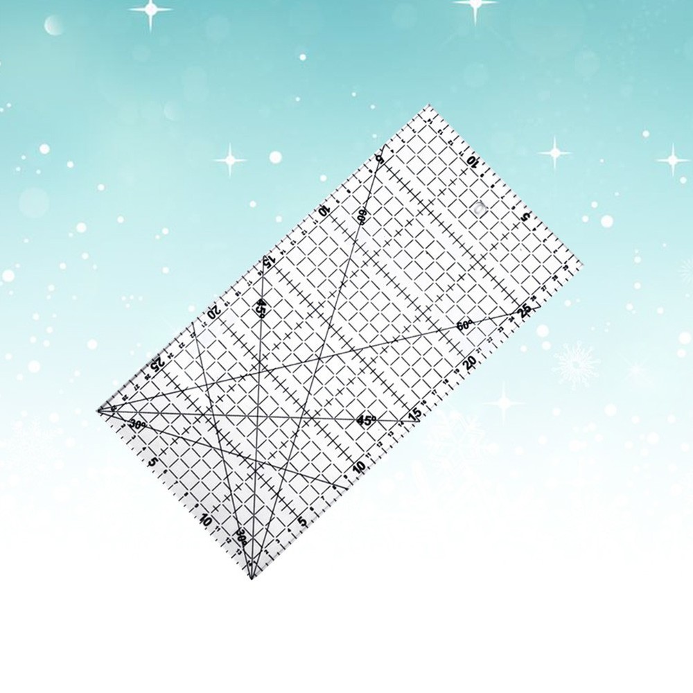 Small Quilting Ruler Patchwork Sewing Craft Tool Fabric Hemming for