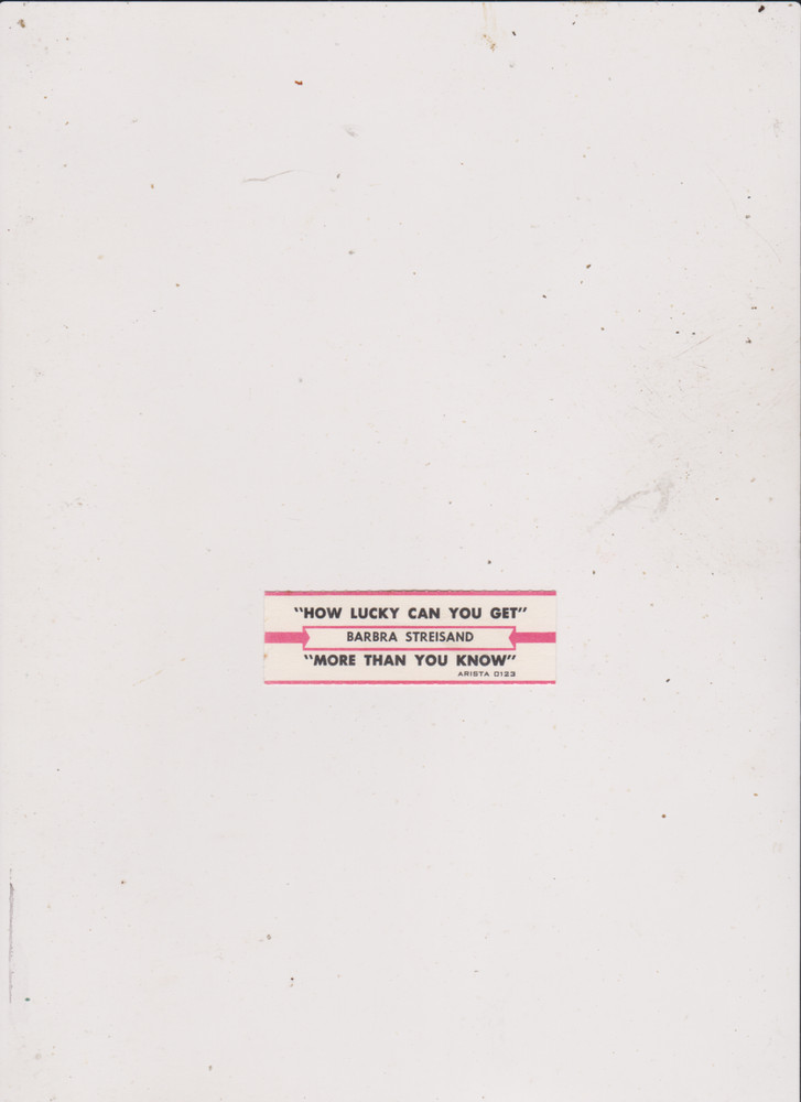 BARBRA STREISAND jukebox title strip