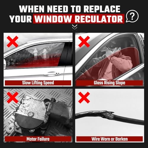 Driver Side Power Window Regulator with Motor Fit for 2012 Front Left 751-739