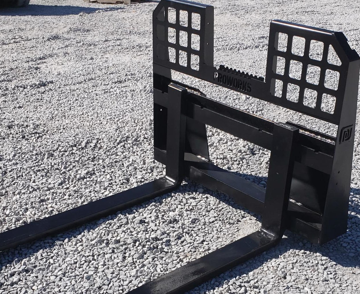 48" Long 4,000 Pound Walk Through Pallet Forks Fits Bobcat Skid Steer Loader