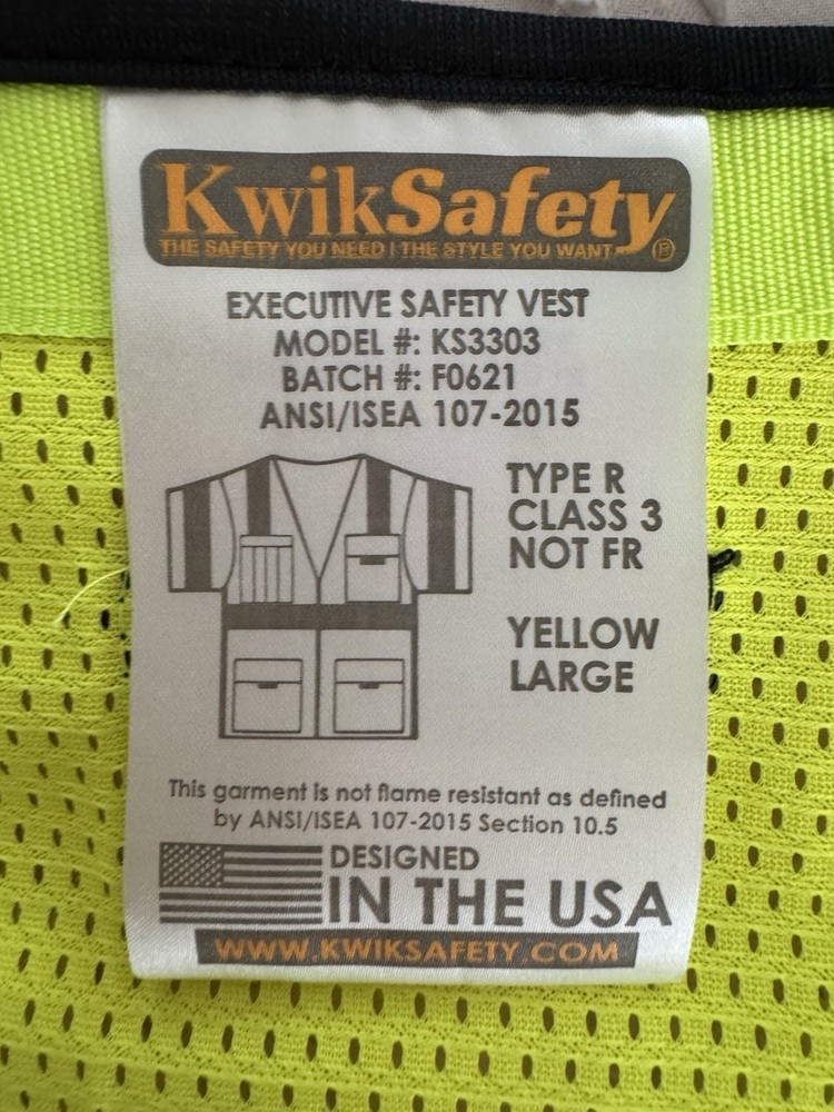Kwiksafety Executive Vest