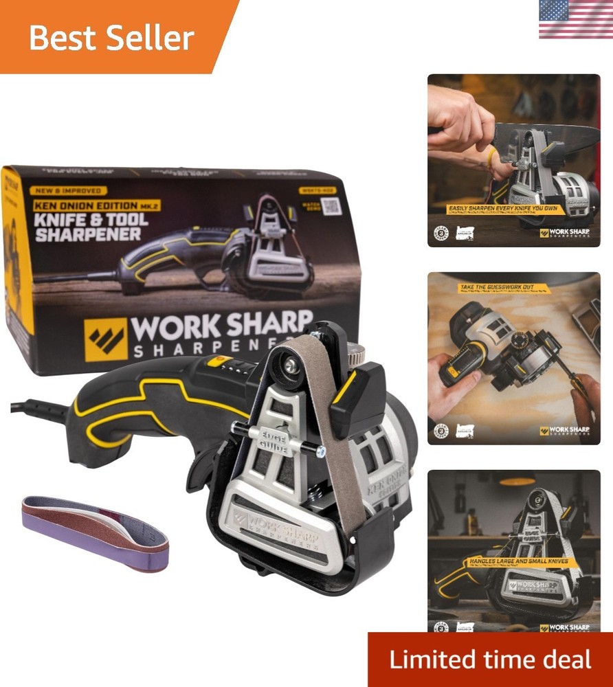 Knife Sharpener Tool Professional Adjustable Sharpening System for Knives Sci...