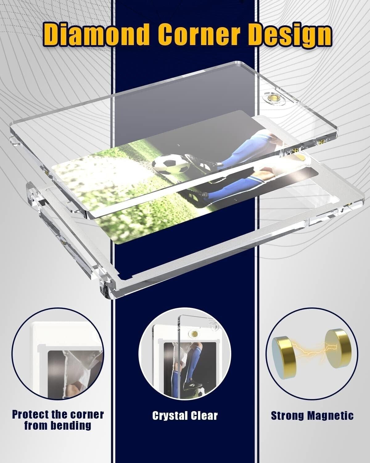 400 Pack Magnetic One Touch Card Holder For 35PT Sports Trading Cards (16*25box)