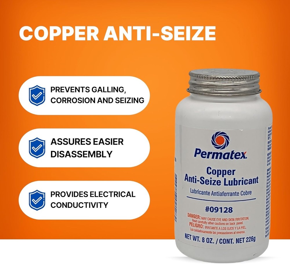 09128 Copper Anti-Seize Lubricant, 8 oz.