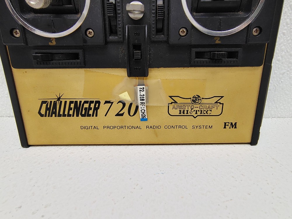 ARISTO-CRAFT CHALLENGER 720 RC Plane / Airplane Remote Controller AS IS UNTESTED