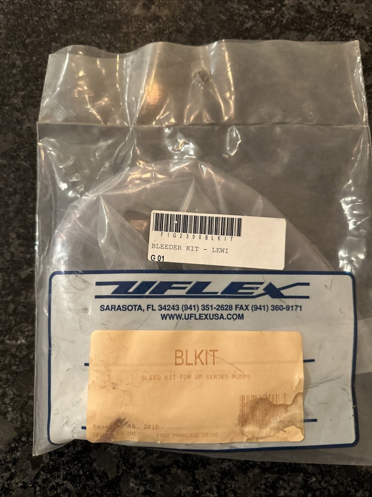 Uflex Bleed Kit For Up Series Pumps Blkit