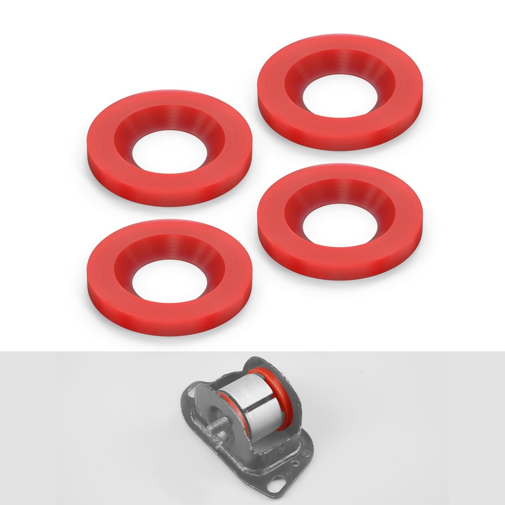 BEVINSEE Rear Trailing Arm Bushing Limiter Spacers For BMW E46 E36 Z4 E85 E86