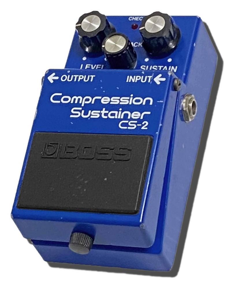 BOSS CS-2 Compression Sustainer Compressor Pedal 8860 Tested & Works