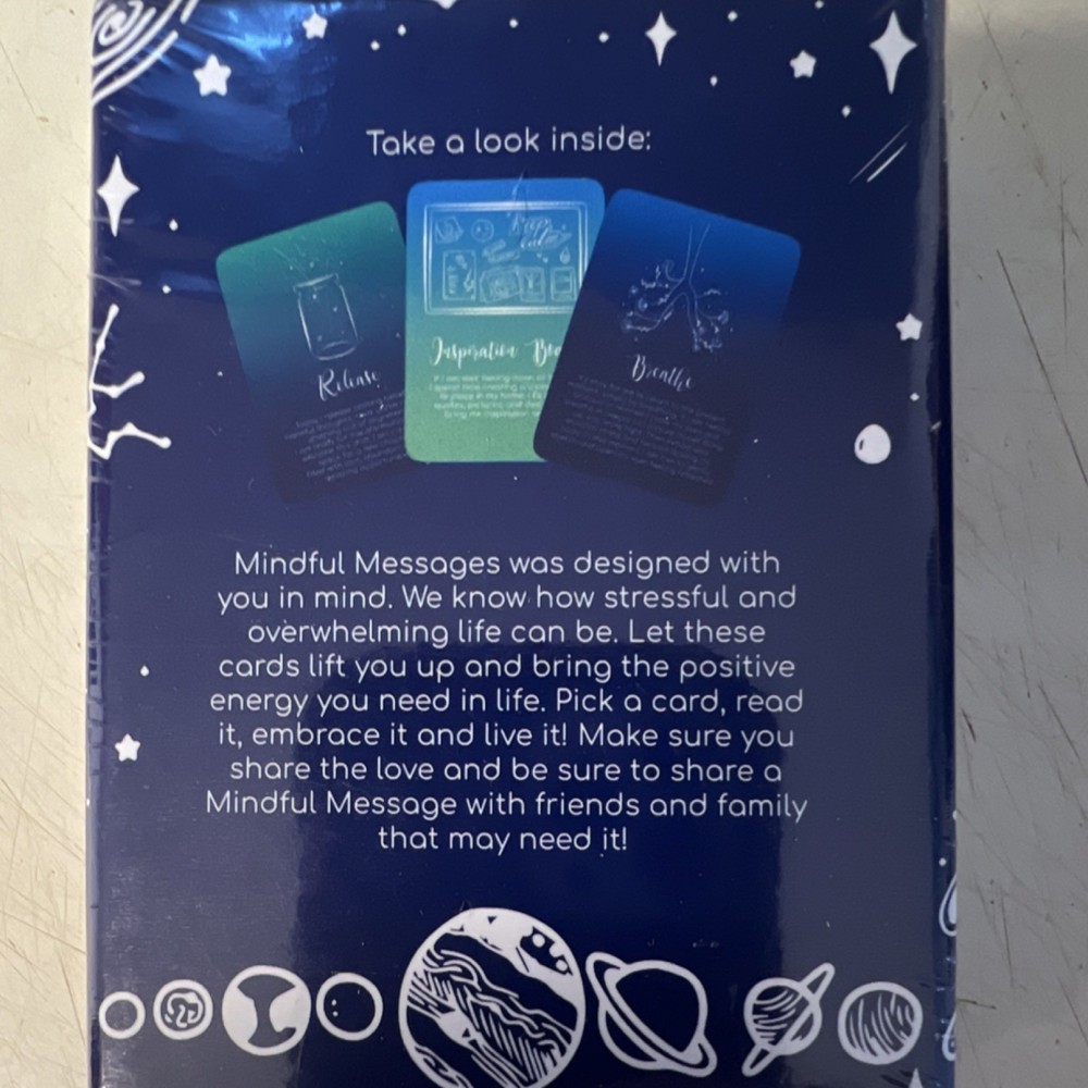 Mindful Messages Card Deck Positive Affirmations Self-Confidence
