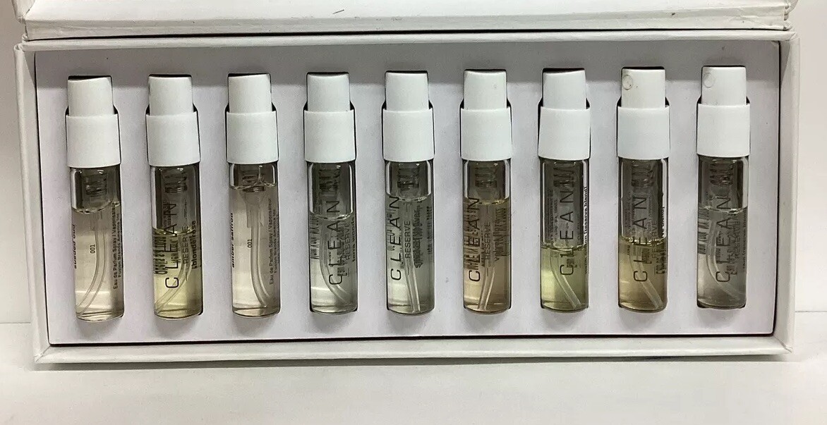 Clean Reserve Discovery Layering Set 9x 0.05oz TRAVEL SIZE As Pictured!