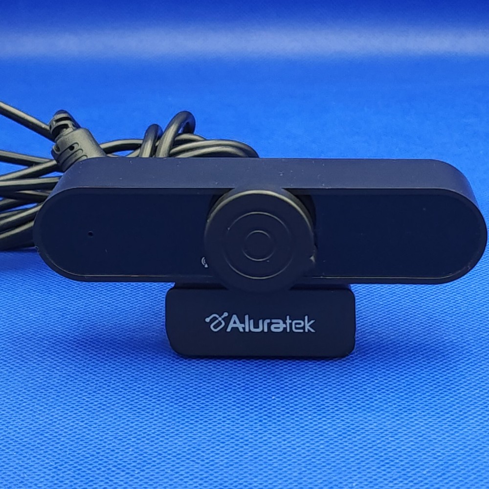 Aluratek 1080p HD Webcam with Microphone AWC03F Black