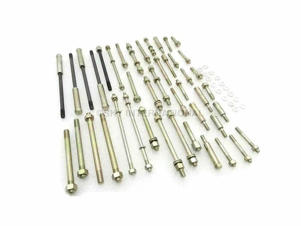 Complete Engine Studs Nut & Washer Kit Compatible With Royal Enfield Bullet STD