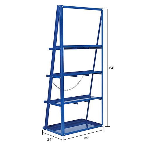 Vertical Bar Rack 3000 LB Capacity 39"W x 24"D x 84"H