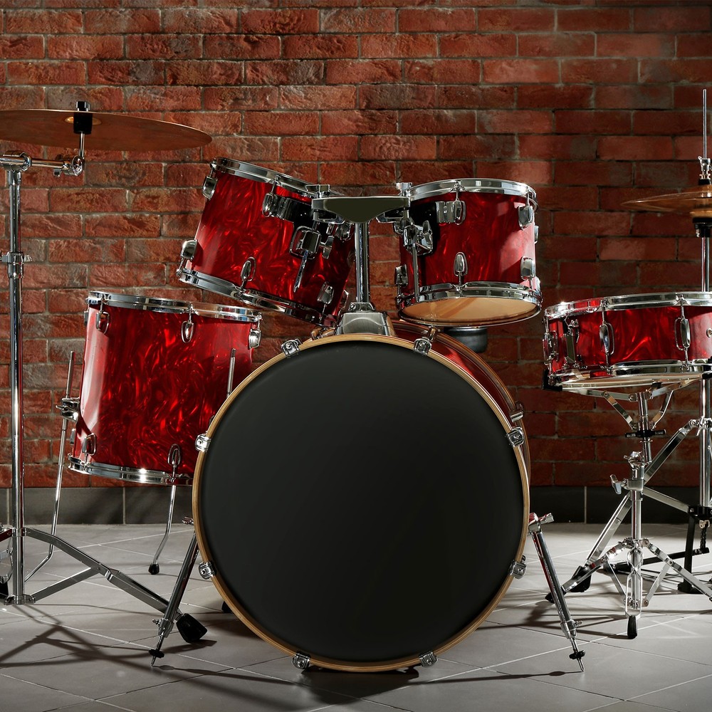 6 Inch Mesh Drum Head Black Double Layer Mesh Shape Silent Mute Drum Skin Drum