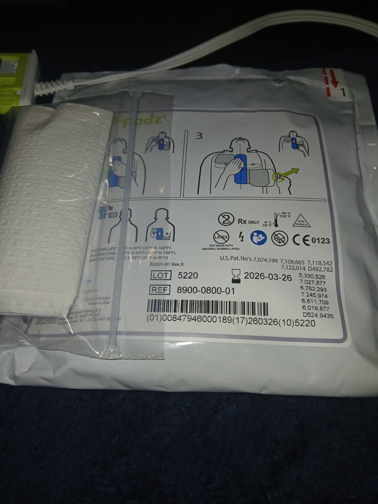 ZOLL Replacement Pads for AED Plus CPRD-Pad First Responder Kit