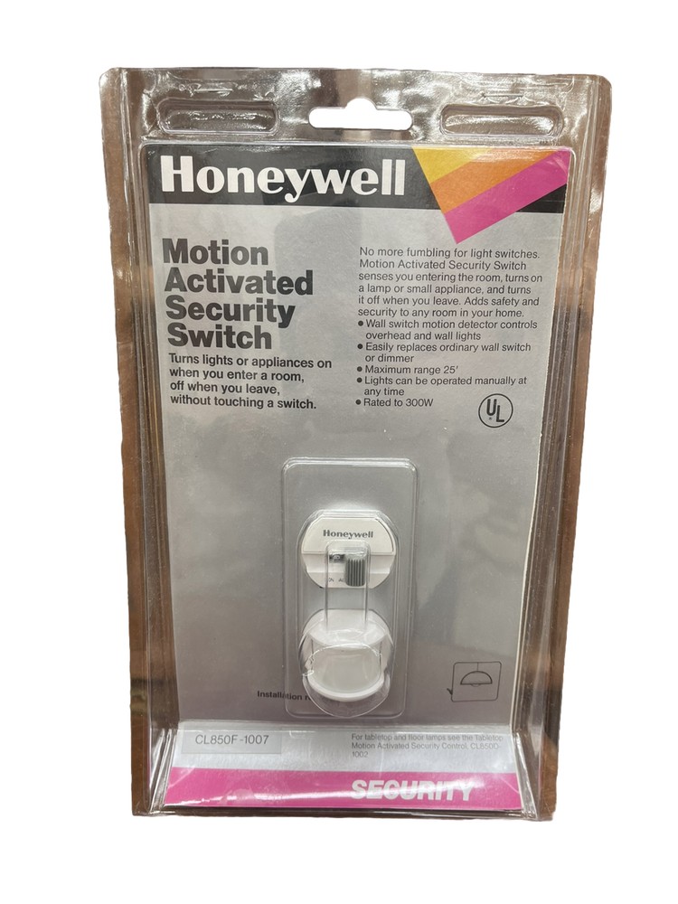 NEW Honeywell Motion Activated Security Switch CL850F-1007