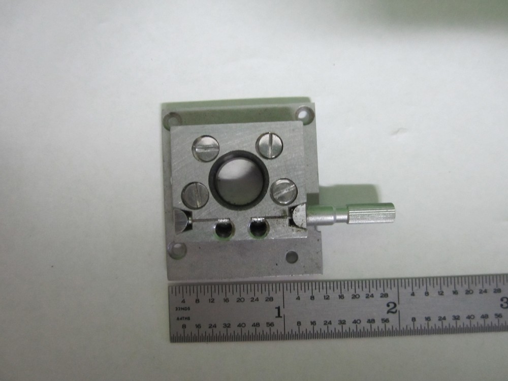 MICROSCOPE PART REICHERT AUSTRIA QUARTER WAVE SLIDE OPTICS AS IS BIN#S2-B-27
