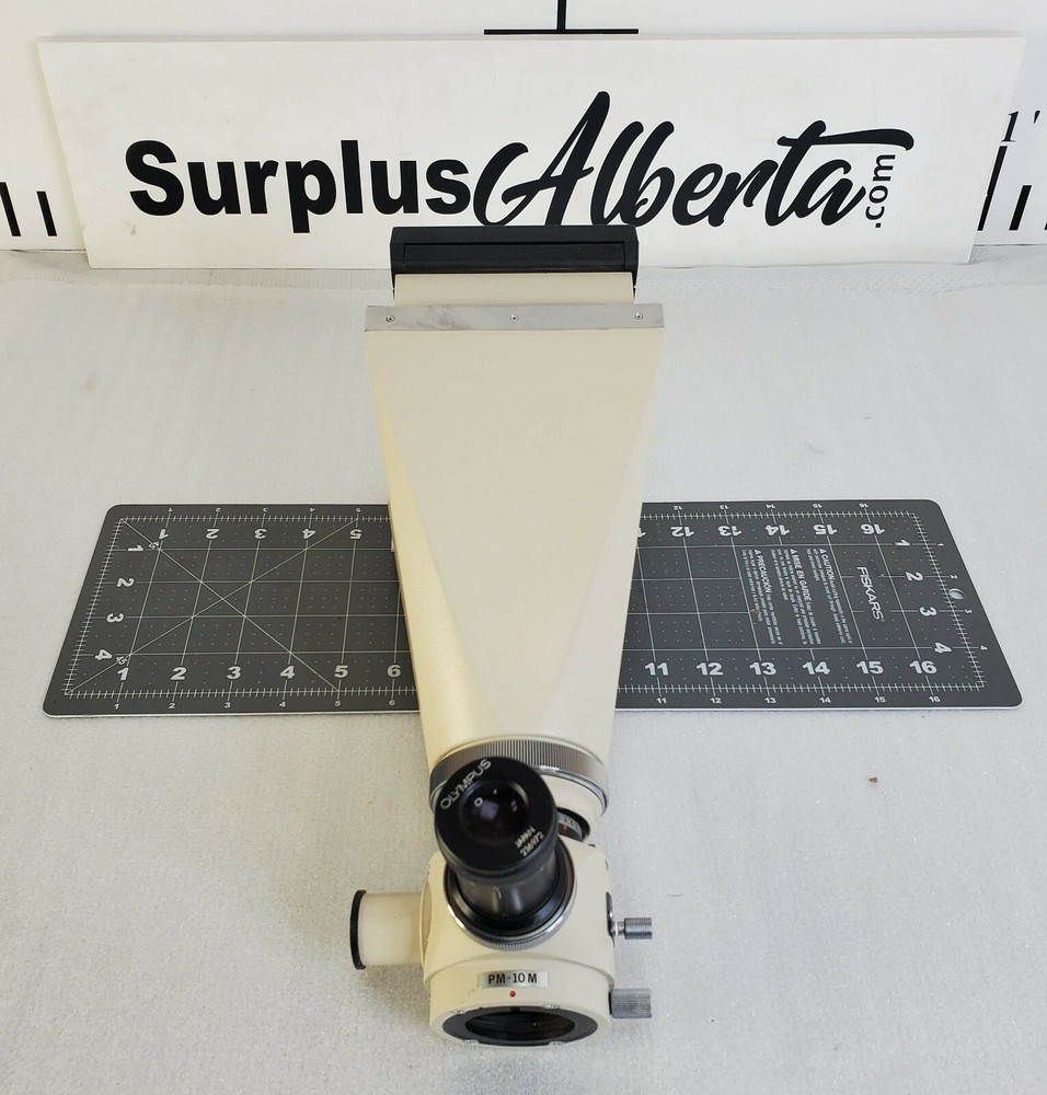 Olympus Microscope Polaroid Camera Attachment Assembly PM-10M