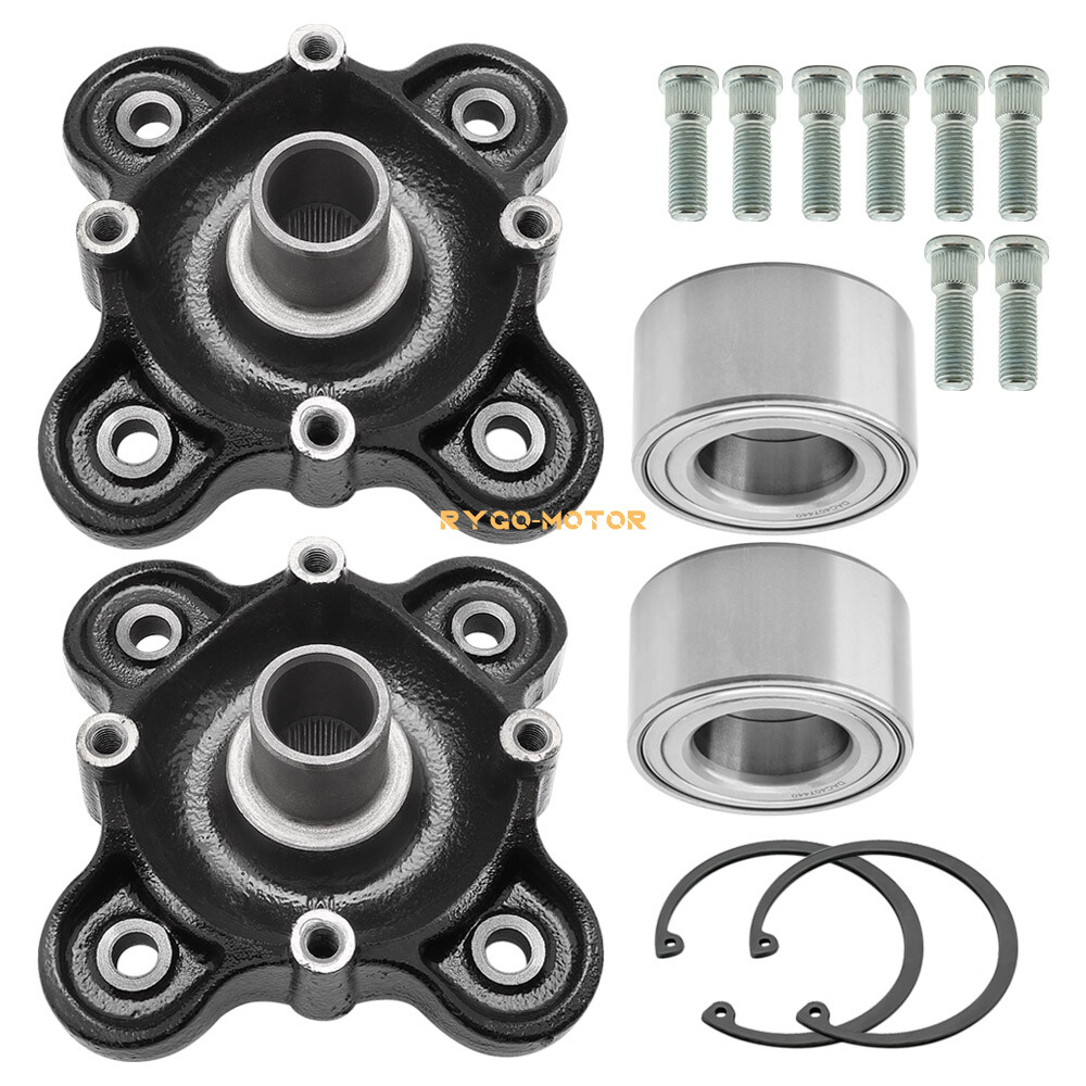 2X Rear Wheel Hub & Bearing Kit for Polaris Ranger XP 900/Crew XP 900 2013-2019
