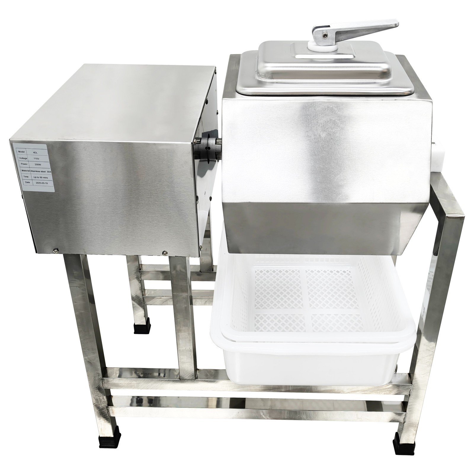 45L 110V Hexagonal Rotatable Meat Vegetable Marinating Machine Food Marinator