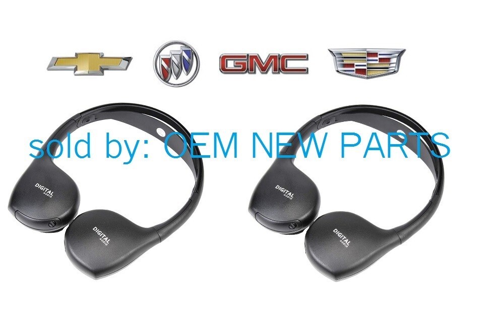 Genuine GM Audio Wireless Headphones Quantity 2 84255131 Digital Audio