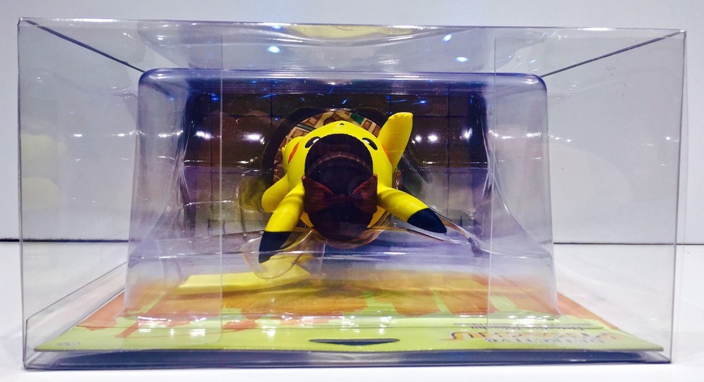 1 Box Protector For DETECTIVE PIKACHU AMIIBO Custom Made Clear Case Nintendo
