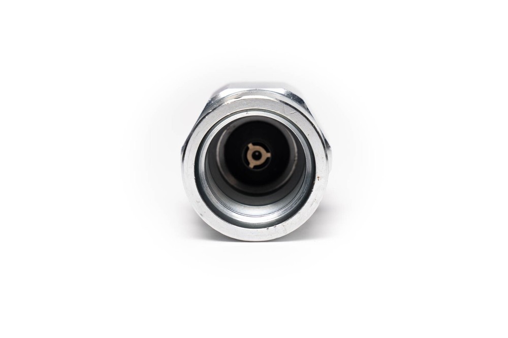 Stucchi Connect Under Pressure Coupling, 3/4 SAE F Thread, 1/2 SAE M Flat Face