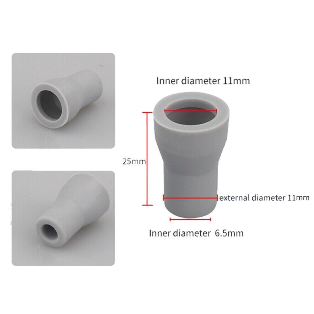 Dental Saliva Ejector Adapters Tip Strog Suction Rubber Snap-on HVE Replacement