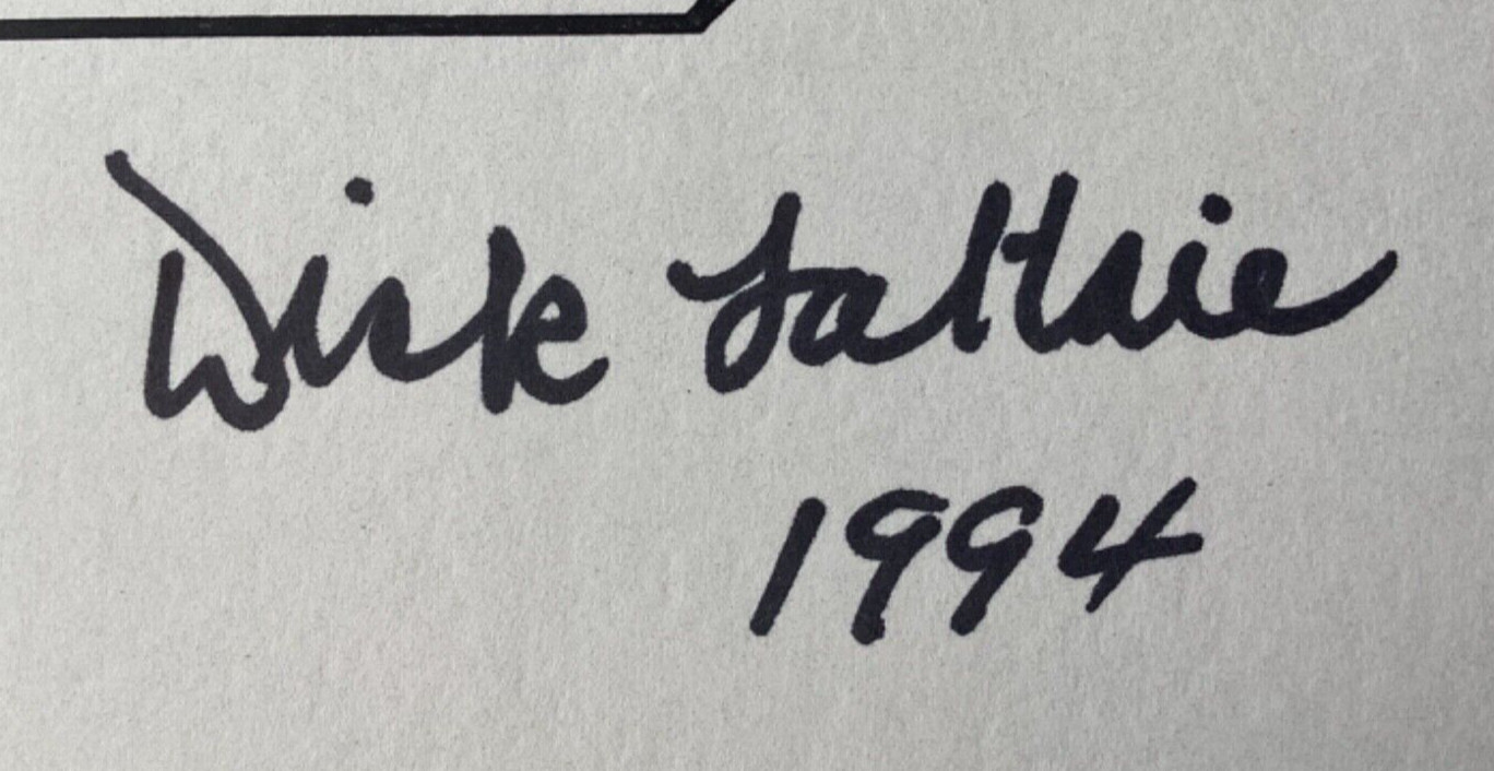 DICK LaHAIE Personally Autographed Signed NHRA DRAG RACING Card FreeShip