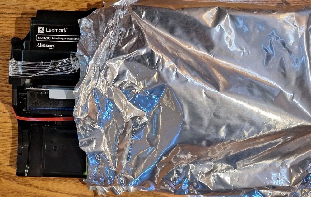 56F0Z00 OEM Lexmark Black Return Program Imaging Unit. Open Box, Bag